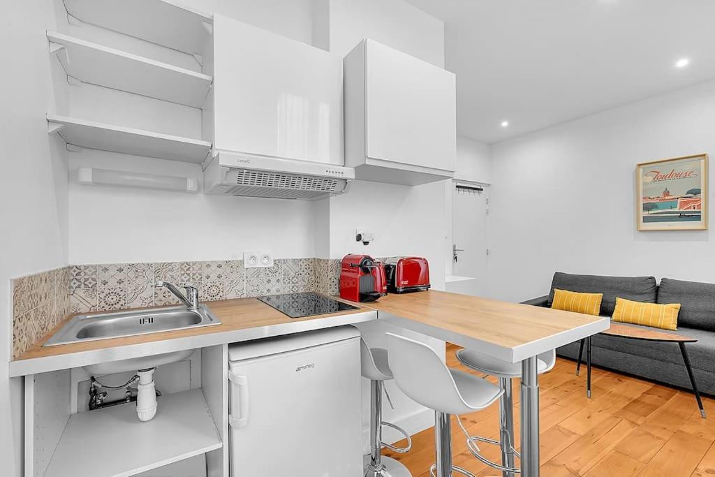 Le Cocon - T2 Cosy Hypercentre Avec Parking Toulouse Exterior foto